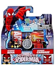 Entertainment Memorabilia: Ultimate Nova & Ultimate Carnage Spider-Man Minimates Mini mates TRU Exclusive New