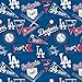 MLB LA Los Angeles Dodgers New Cotton Fabric by The Yard