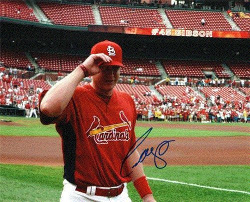 Autographed/Hand Signed Todd Wellemeyer St. Louis Cardinals 8x10 Photo