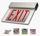 LED Edge Lit Exit Sign