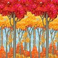 Autumn Landscape Room Roll Party Decoration - 50'