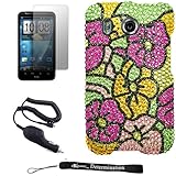 Black and White Zebra Luxury Design Premium Crystal Shiny Rhinestone Carryi ....