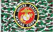 Marine "Camoflauge" MILITARY Flag - 3 foot by 5 foot Polyester (NEW)