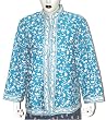 Womens Jacket Wool Fabric Hand Embroidery Evening Dress Handmade in Kashmir Size 14 (jkt331)