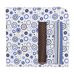 Tiddliwinks Blue Dot Flannel Receiving Blanket - 4 pk : Target