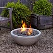 The Hampton Gray Indoor/Outdoor Fire Bowl with Liquid Burning Gel