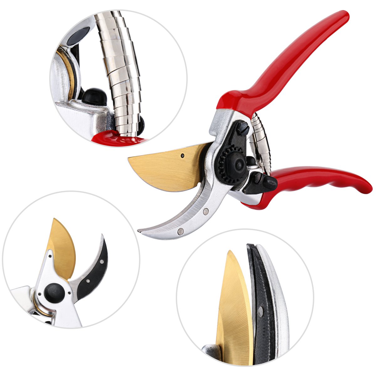 Titanium Pruning Shears Best Pruning Tools,Pruning Snip,Tree Trimmer, Garden Shears, Hand