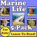 Marine Life! 5-Pack - Learn About Marine Life While Learning To Read - Marine Life Photos And Facts Make It Easy! (Over 225+ Photos of Marine Life) Marine Life! 5-Pack - Learn About Marine Life While Learning To Read - Marine Life Photos And Facts Make It Easy! (Over 225+ Photos of Marine Life)
