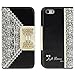 ABC(TM) Black Fashion Girl Woman Fresh Sweet Cute Flip Wallet Leather Case Cover for Iphone 5s 5 5th