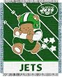 NEW YORK JETS 36" x 48" Triple Woven Jacquard BABY KNIT THROW BLANKET