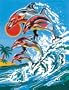 Junior Paint By Number Set Dolphins