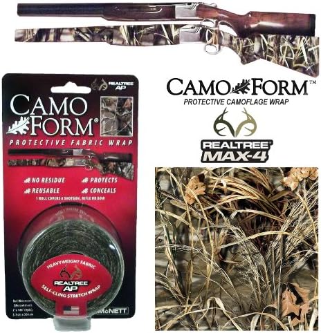 Camo Form Gun Gear Self Cling Stretch Wrap (Many Colors) (Real Tree Max 4)