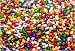 Rainbow Colored Chocolate Coated Sunflower Crunchies 2 lbs.
