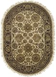 Safavieh Classic CL254B Ivory 46x66 Oval Handmade Wool Area Rug Safavieh Classic CL254B Ivory 46x66 Oval Handmade Wool Area Rug
