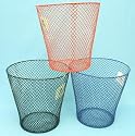 Wire Waste Paper Bin 3/Set