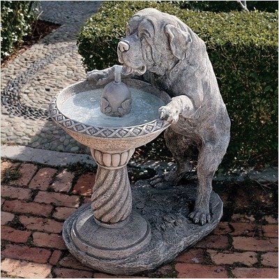Quenching a Big Thirst Sculptural Fountain in Stone