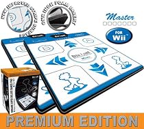 2x DDR Game Super Sensitive Super Deluxe Premium Edition Dance Pads for Wii