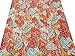Rajasthali Indian Cotton Bedspread Twin Size Floral Print Kantha Stitch, 90 X 62 Inches