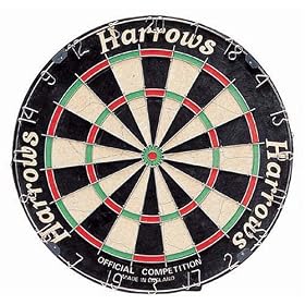 HARROWS Official Competition Bristle Dartboard