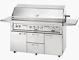 Lynx Gas Grills 54 Inch Propane Gas Grill On Cart With 1 ProSear Burner And Rotisserie L54PSFR-1-LP