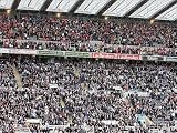 Jigsaw of Arsenal and Newcastle fans before the match from Arsenal FC