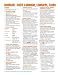 Microsoft Outlook 2003 Contacts, Tasks, Calendar Quick Reference Guide (Cheat Sheet of Instructions, Tips & Shortcuts - Laminated)