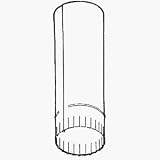 Imperial #BM0102 6x12 Black Stove Pipe
