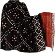 Shawls Wool Winter Fashion in Tie & Dye Print in in Wool Fabric 80 x 35 inches (tdswl333)