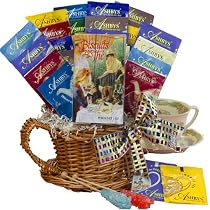A Spot of Tea? Tea Cup Sampler Gift Basket - A Great Gift For Her!