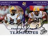 Jamarcus Russell Signed Autographed 2007 LSU Press Pass Card