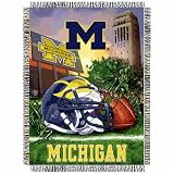 Northwest Michigan Wolverines 48 x 60 Throw Blanket