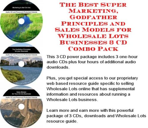The Best Super Marketing, Godfather Principles and Sales Models for Wholesale Lots Businesses 3 CD Combo Pack