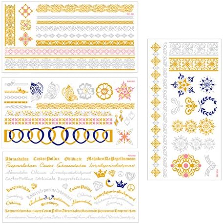 [RUS] Dramatic Magic Beauty Jewelry TATTO / Hypoallergenic / Easy Application / Long Lasting up to 72H - 8 Style (8 Style Set)