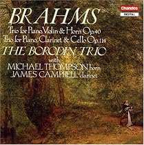 Johannes Brahms: Horn Trio Op.40/Clarinet Trio Op. 114