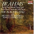 Johannes Brahms: Horn Trio Op.40 Clarinet Trio Op. 114 by  Yuli Turovsky, James Campbell, Johannes Brahms, Michael Thompson, and Borodin Trio 