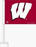 Wisconsin Badgers Car Flag