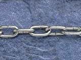 Faithfull Clock Chain 1.6mm 25m Lead Colour