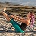 Excifit Yoga Stretch Strap & Free Instructional Book - Paperback for All Levels - 8ft Cotton