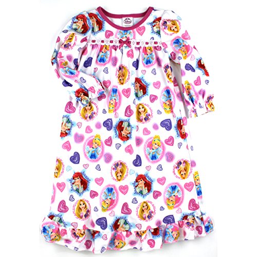 Disney Princess Little Girls' Portrait Pink/White Nightgown