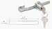 CRL Chrome Sliding Glass Door Lock - Keyed Alike