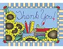 POSTCARDS SUNFLOWERS 30/PK