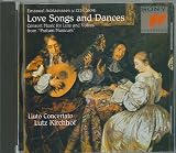 Love Songs and Dances Consort Music for Lute and Voices from Pratum Musicum