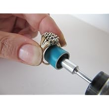 Jooltool 3M 5 Piece Deluxe Microfinishing Diamond Band Kit Assembled with 1/8" Mandrel, 1/2" Diameter x 1/2" Length, Microns 74, 45, 30, 20