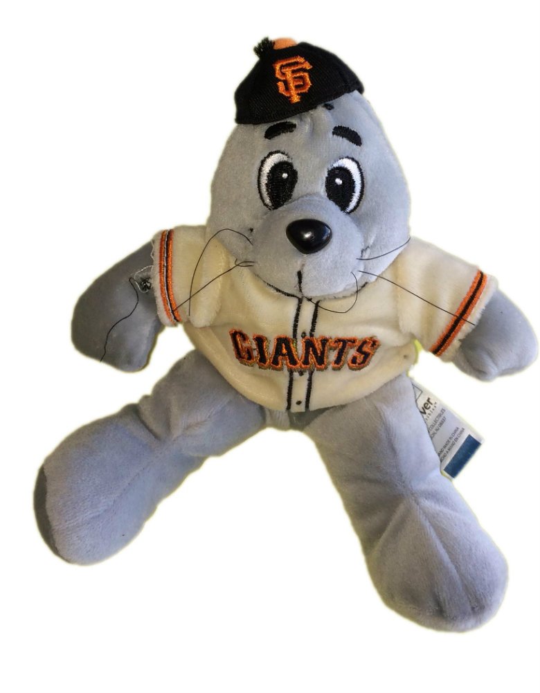Amazon.com : MLB San Francisco Giants Lou Seal Mascot Plush ...