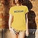 UGP Campus Apparel AS01 - Michigan Wolverines Basic Block T-Shirt - Medium - Daisy