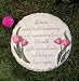 Evergreen 84767 Garden Stepping Stone, If Tears Could Build, 12-Inches Diameter
