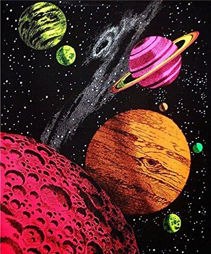 Decor Moyers Custom Poster Nice Bedroom Decor Fashion The Outer Space Galaxy Blacklight
