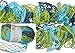 Clearance Pack of 3 Balls Metallic Dee Ruffle Scarf Yarn Mix Colors Lot (mix21)