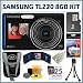 Samsung TL220 DualView 12.2MP Digital Camera in Blue+ 8GB Accessory Kit