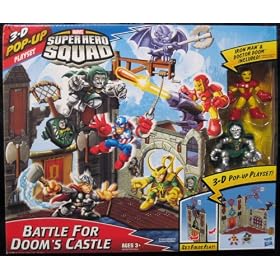 Marvel Super Hero Squad Mini Playset - Doom Castle with Dr. Doom and Iron Man by Marvel